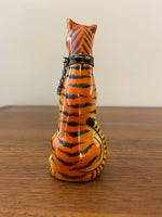 Vintage Rochard Limoges Porcelain Trinket Box Tiger
