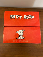 Betty Boop Porcelain Mug Set 4