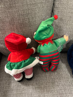 Cabbage Patch Kids CPK Holiday Helpers Stuffed-Doll Set 2 Corner Elf-Eve Claus