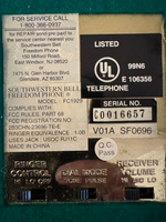 Vintage Southwest Bell Freedom Phone Candlestick Phone Style FC1929 Serial No. C0016657