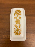 Pyrex Butterdish Butterfly Gold Design 72-B
