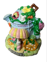 Vintage Lighted Easter Bunnies Village Set of 7
