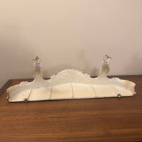Vintage Off-white Gold Florentine French Baroque Style Wall Shelf Plastic