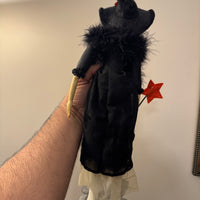 Hallmark Huntington Cassie Halloween Decor Figure Cloth Resin Feathers