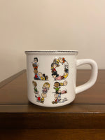 Pottery Barn Peanuts – 2023 Charlie Brown Gang Stoneware Mug, 16 oz
