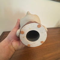 Vintage Stoneware Ceramic Buddha Head Statue Décor