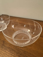 Rene Lalique Crystal Bowl Set of 2 France READ
