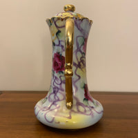 Vintage Hand-painted Porcelain Chocolate Coffee Pot Set