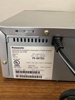 Panasonic Vhs-dvd Player PV-D4735S Read-Description
