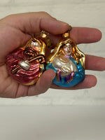 Department 56 Blown Glass Nativity Set – 6 Christmas Ornaments
