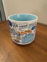 Philadelphia Starbucks Porcelain Mug Been There Series 14 oz
