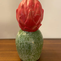 Dragon Fruit Cantaloupe Skulls Halloween Decor