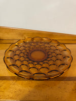 Vintage Amber Glass Imperial Platter

