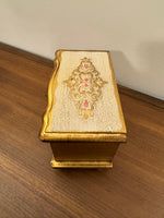 Vintage Japanese Wooden Musical Jewelry Box
