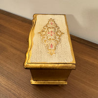 Vintage Japanese Wooden Musical Jewelry Box