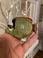 Vintage Cloisonne Enamel Fish Pendant-Ornament
