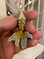 Enamel Cloisonne Style Koi Fish Pendant-Ornament
