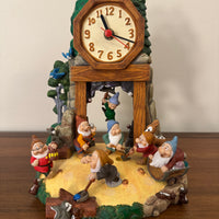 Disney Seven Dwarfs Table Wall Pendulum Clock