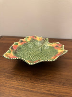 Vintage Bordallo Pinheiro Portuguese Leaf Shaped Dish
