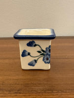 Vintage Handmade Polish Pottery Jankowski Unikat Boleslawiec Tiny Planter
