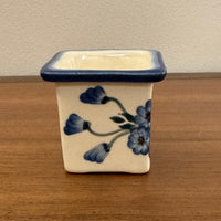 Vintage Handmade Polish Pottery Jankowski Unikat Boleslawiec Tiny Planter