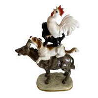 Vintage Hutschenreuther "The Musicians of Bremen Porcelain"
