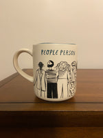 Opalhouse People Person – 16 oz Stoneware Mug, Diverse Friendship Design
