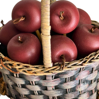 Rustic Vintage Wooden Cart Apples or Cherries Basket
