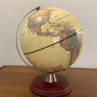 Antique Globe Illuminated World Globe Map Lamp