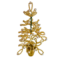 Vintage-looking Plastic Beads Christmas Tree
