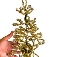 Vintage-looking Plastic Beads Christmas Tree
