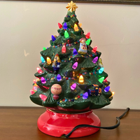 Ceramic Christmas Tree Vintage Holiday Christopher Radko
