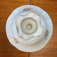 Limoges Compote Fruit-Candy Vintage Dish-Bowl French Pedestal
