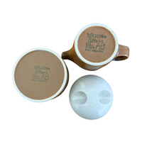 Mikasa Potters Art Stoneware Creamer Sugar bowl Set by Ben Seibel