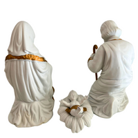 Hand-crafted 3 Pcs Porcelain Nativity Set