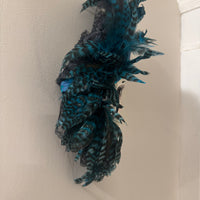 Vintage Art Deco Bohemian Style Ceramic Mask Wall Decor