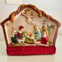 Lighted Christmas Holiday Scene Nativity
