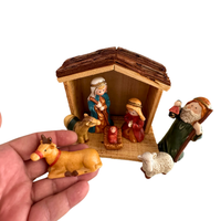 Vintage Christmas Nativity Scene
