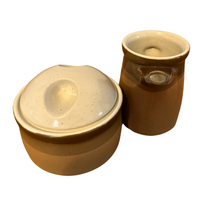 Mikasa Potters Art Stoneware Creamer Sugar bowl Set by Ben Seibel