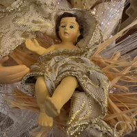 Fiber Optic Nativity Holy Family