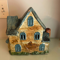 Halloween Lighted Ceramic House Village Brinn's

