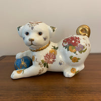 Vintage Franklin Mint Imperial Puppy of Sumatra 1987 Hand Painted Porcelain Figurine