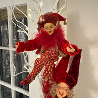 Christmas Decor 3 Acrobatic Jester-Elves
