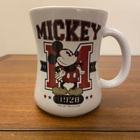 Authentic Disney Store Mikey Mouse Top of the Class 1928 Porcelain Coffee Mug
