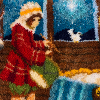 The Drummer Boy Tapestry-Rug Holiday Decor
