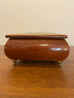 Vintage Authentic M.J Hummel Handcrafted Ercolano Italian Wooden Music Box
