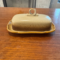 Mikasa Whole Wheat Stoneware Butterdish