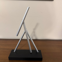 Kinetic Motion Energy Sculpture Animated Decor Swinging Sticks
