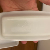 Pyrex Butterdish Butterfly Gold Design 72-B