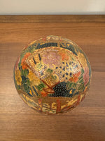 Vintage Porcelain Egg Hand-painted Gilded Geisha Women China
